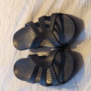 Crocs Sanrah Women's Strappy Wedge Sandals